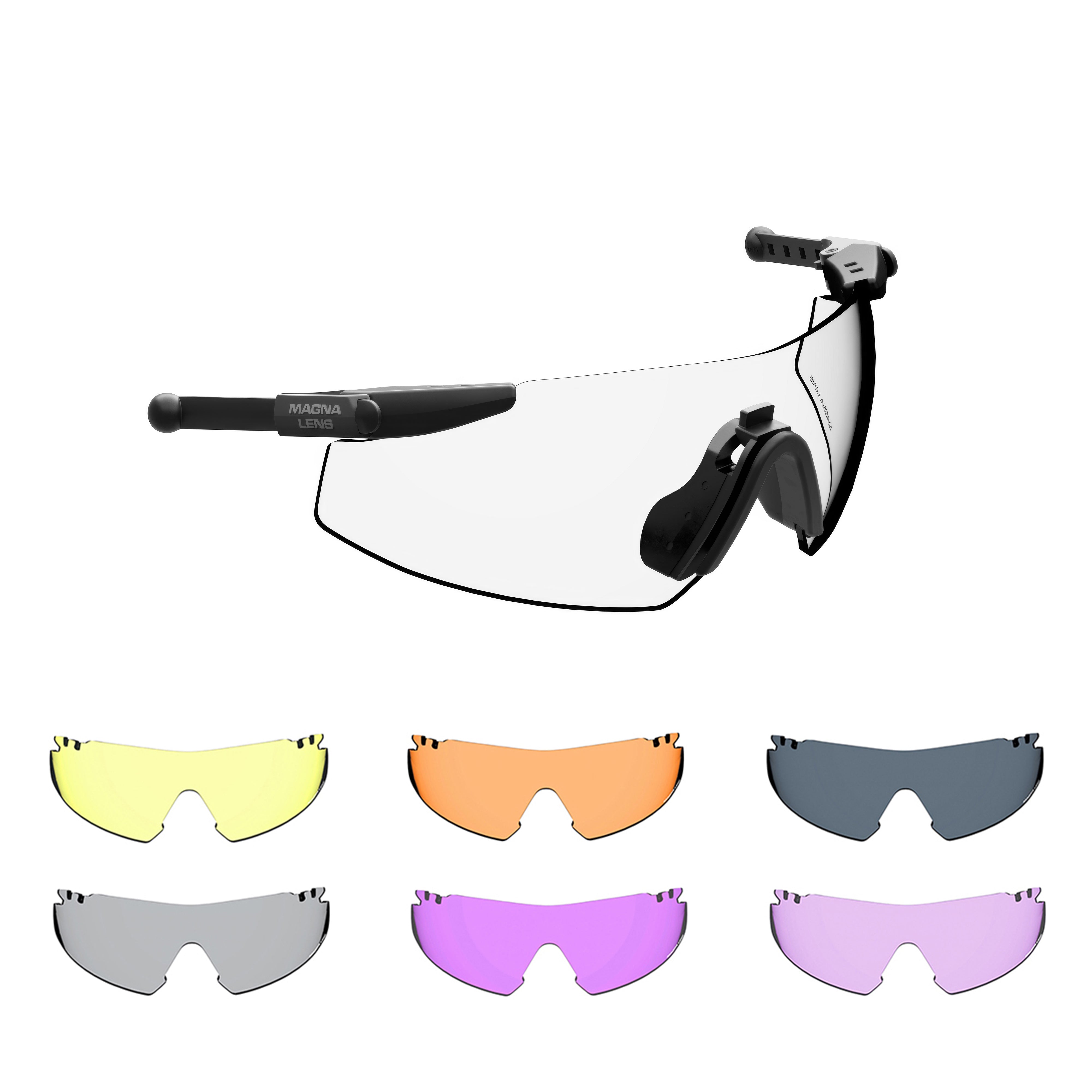Magna Lens® ML Pro™ - Patented Magnetic Protective Eyewear Kit