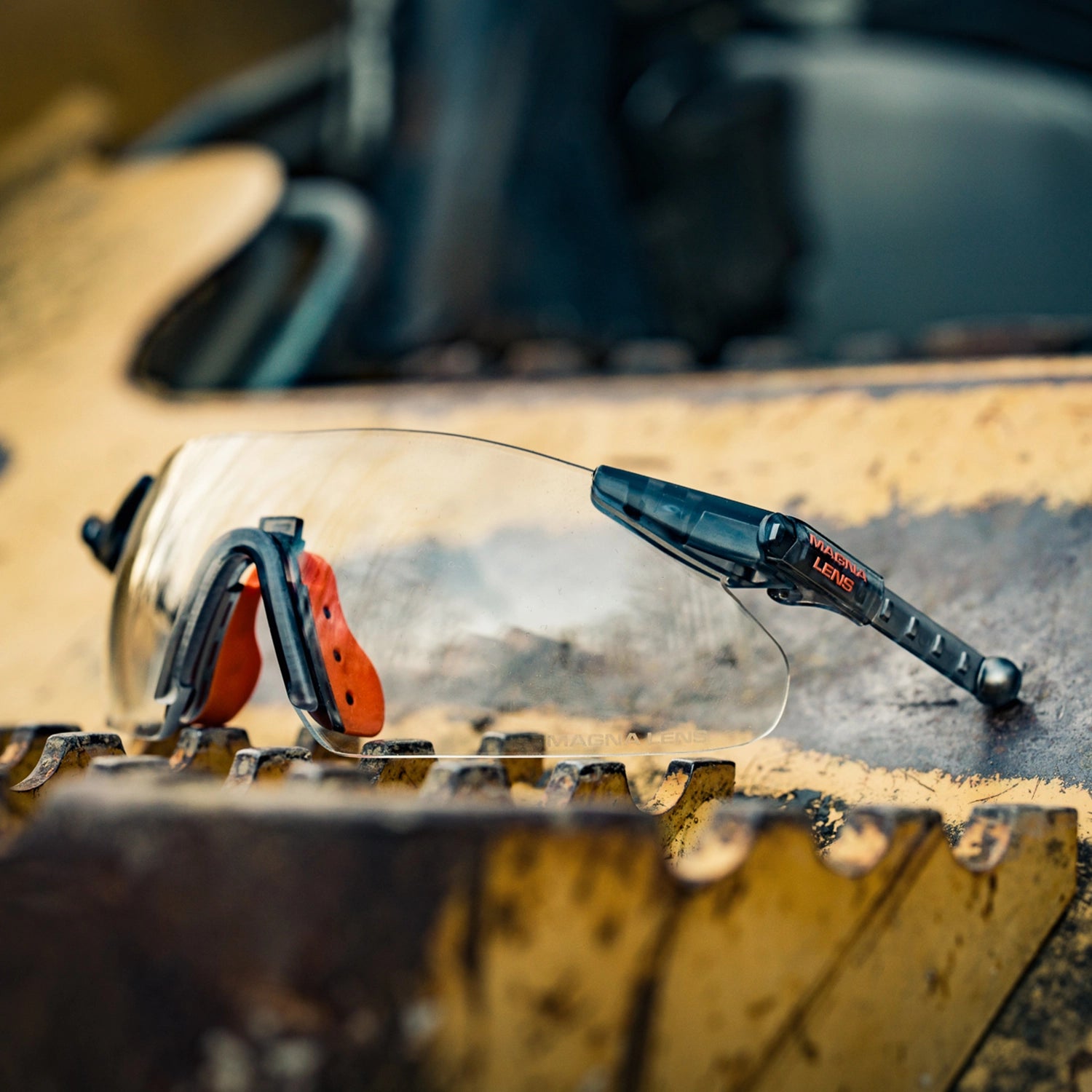 Magna Lens® ComfortSafe® Pro - Premium Patented Magnetic Industrial Safety Glasses - Clear Lens