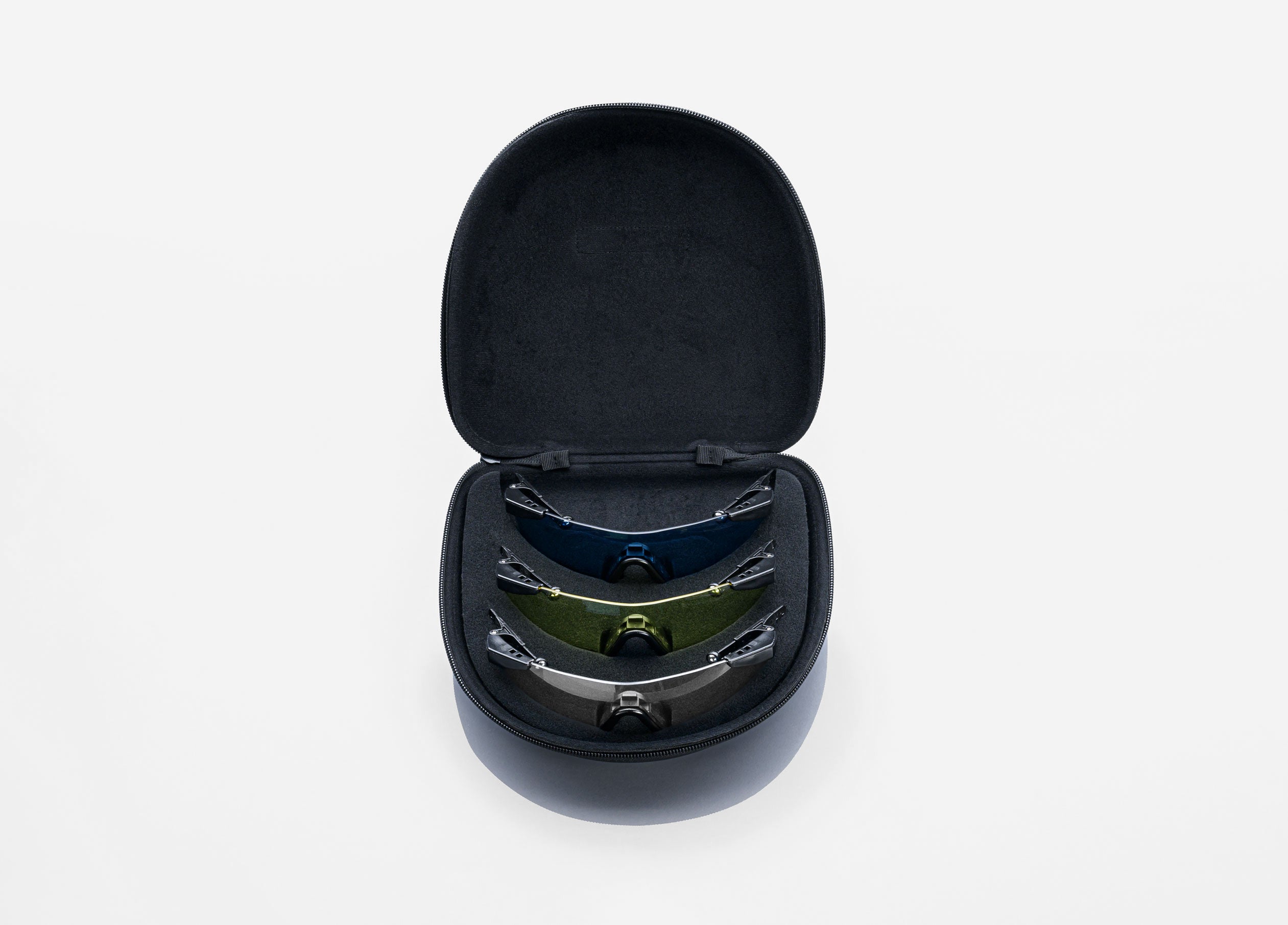 Custom Magna Lens® Rigid Zipper Case for 3 Sets of Eyewear