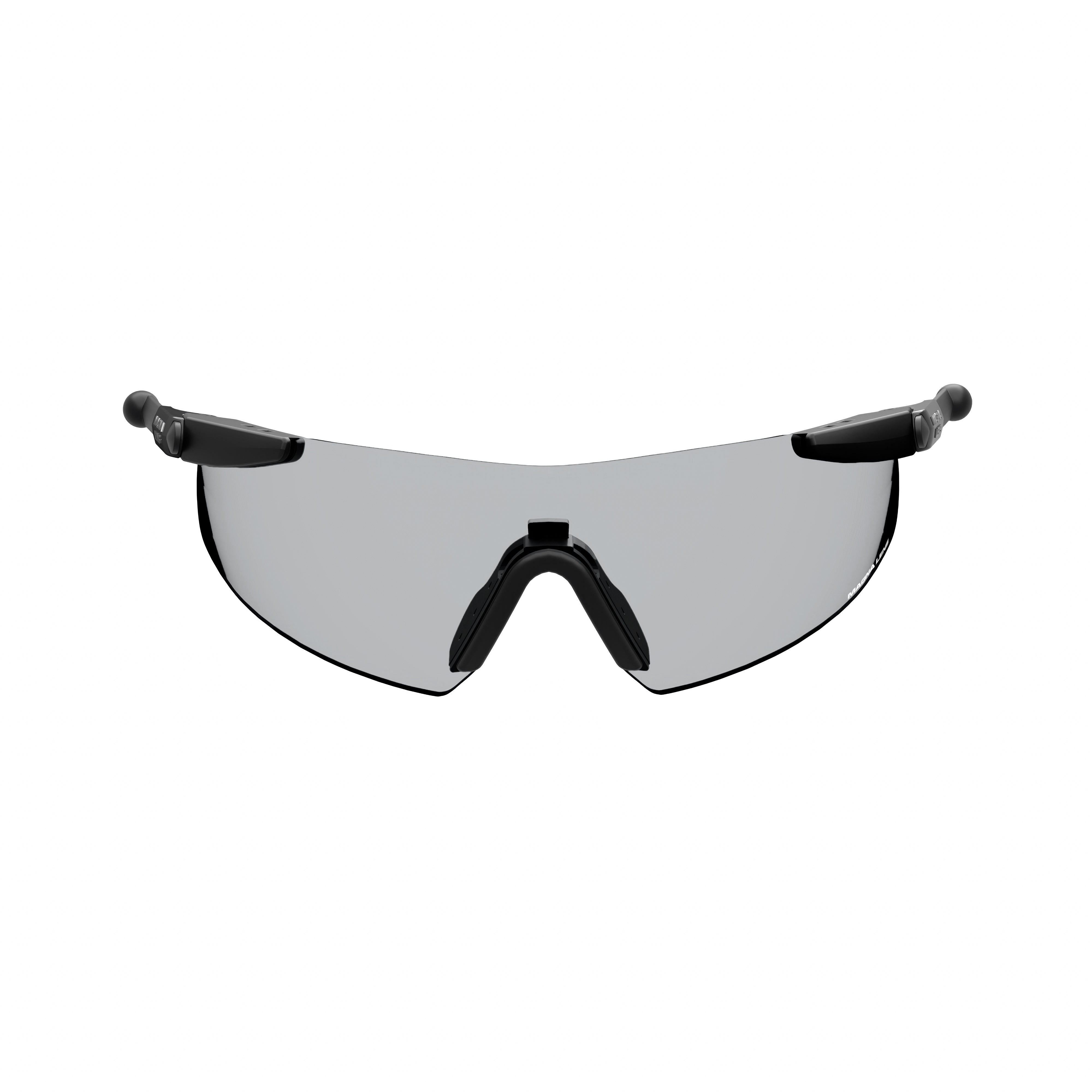 ML Pro Shooting Glasses with light grey lens for moderate sunlight conditions - Front View