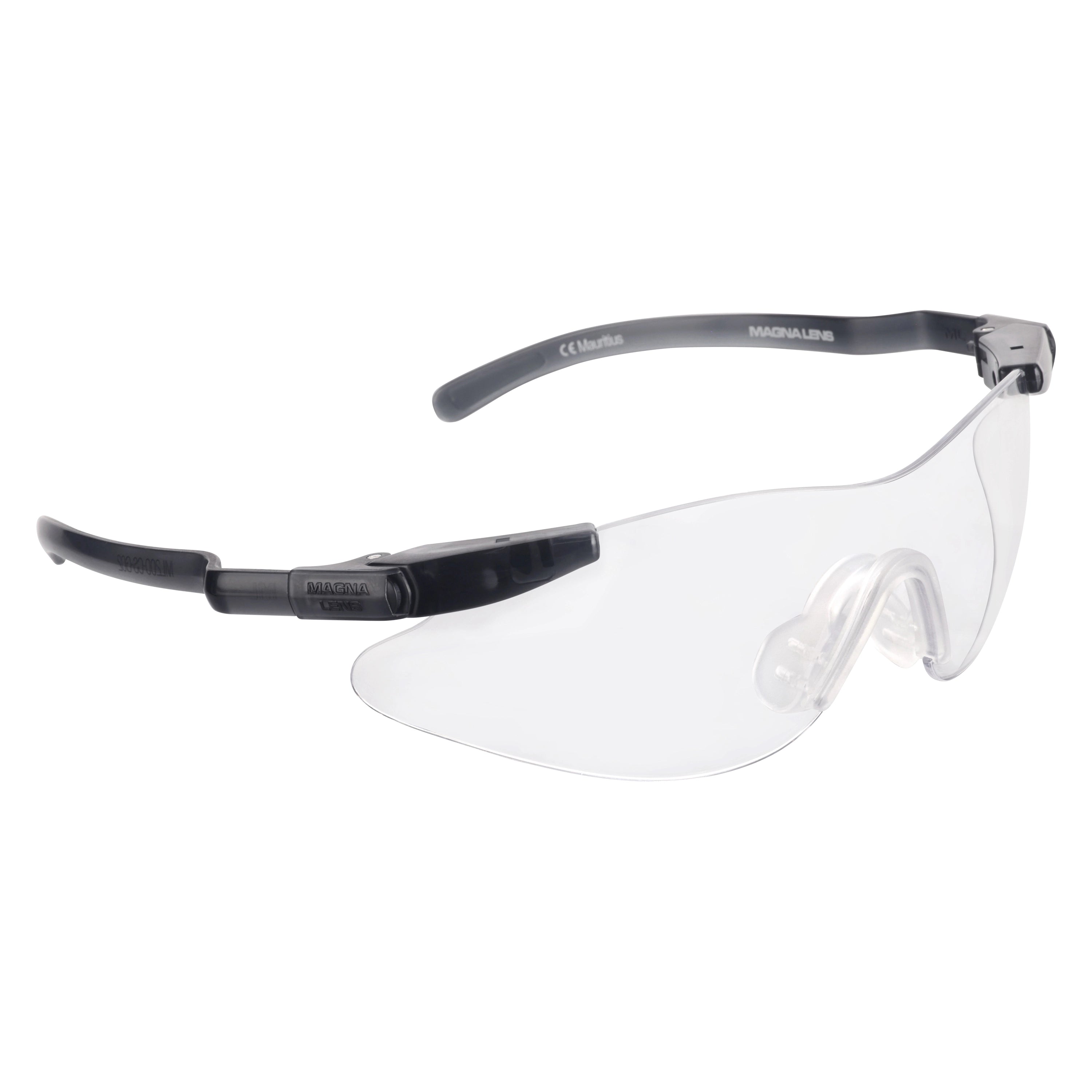 Magna Lens® ComfortSafe® - Patented Magnetic Industrial Safety Glasses - Clear Lens
