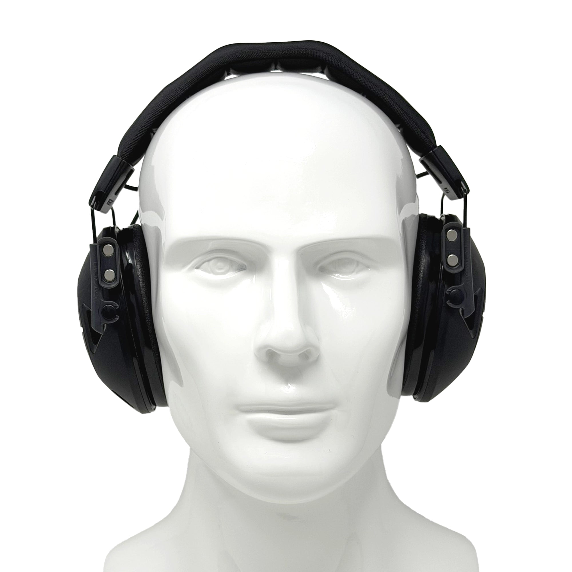 Magnetic Earmuff Adapters for 3M Peltor Tactical 100 Earmuffs - Front