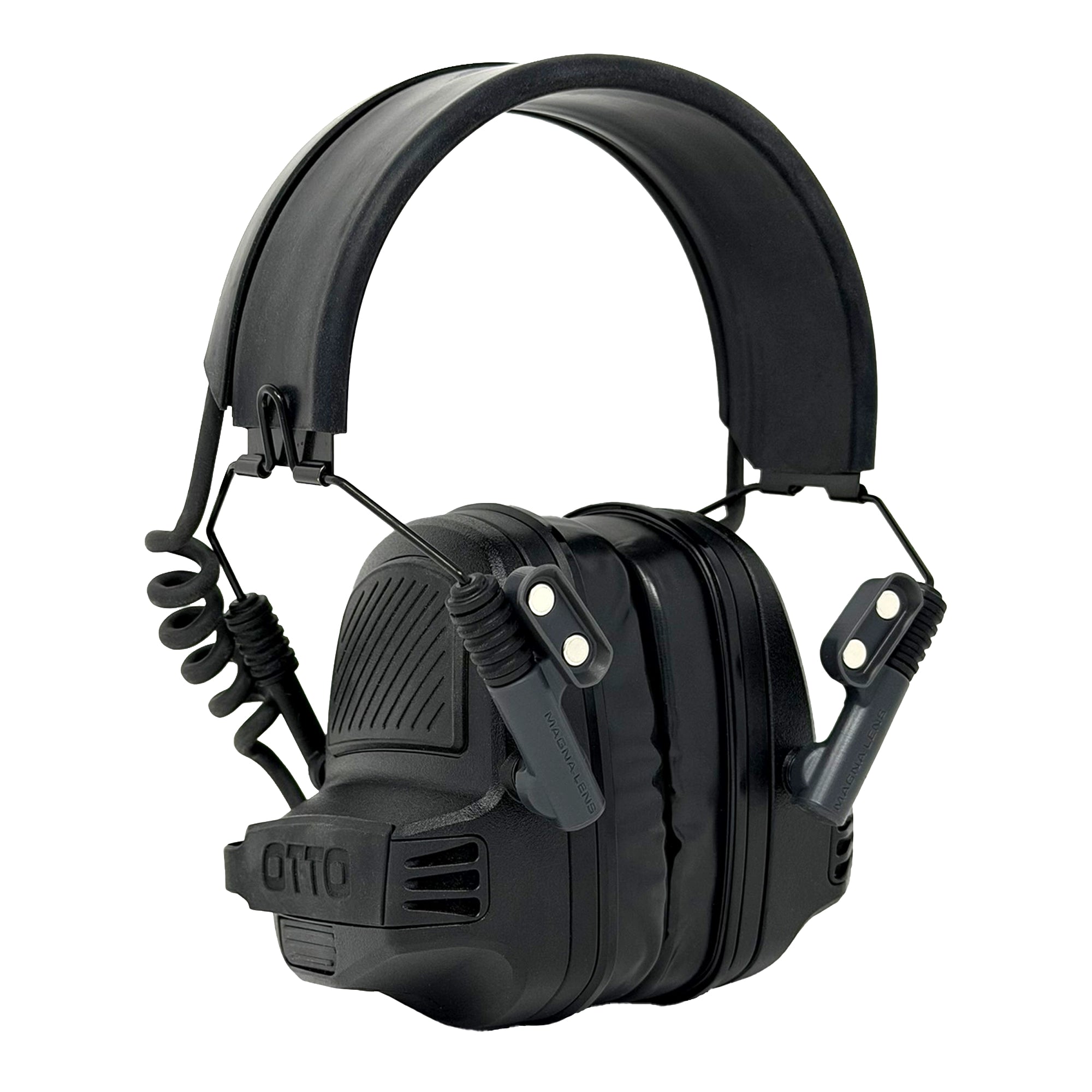 Otto NoizeBarrier Earmuffs with Magnetic Earmuff Adapters - Front Size