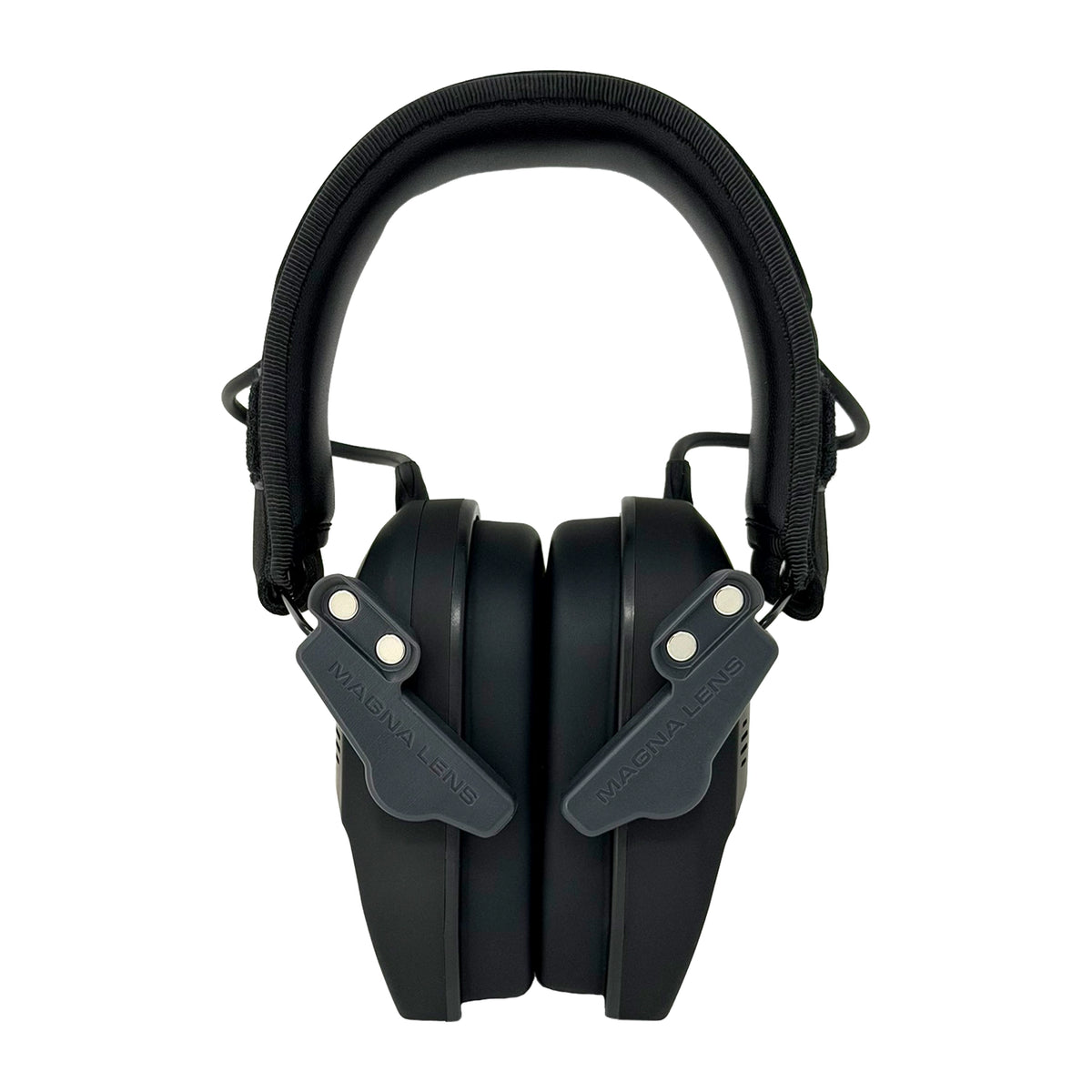 PROHEAR 022 Earmuffs with Magna Lens Magnetic Earmuff Adapters Installed