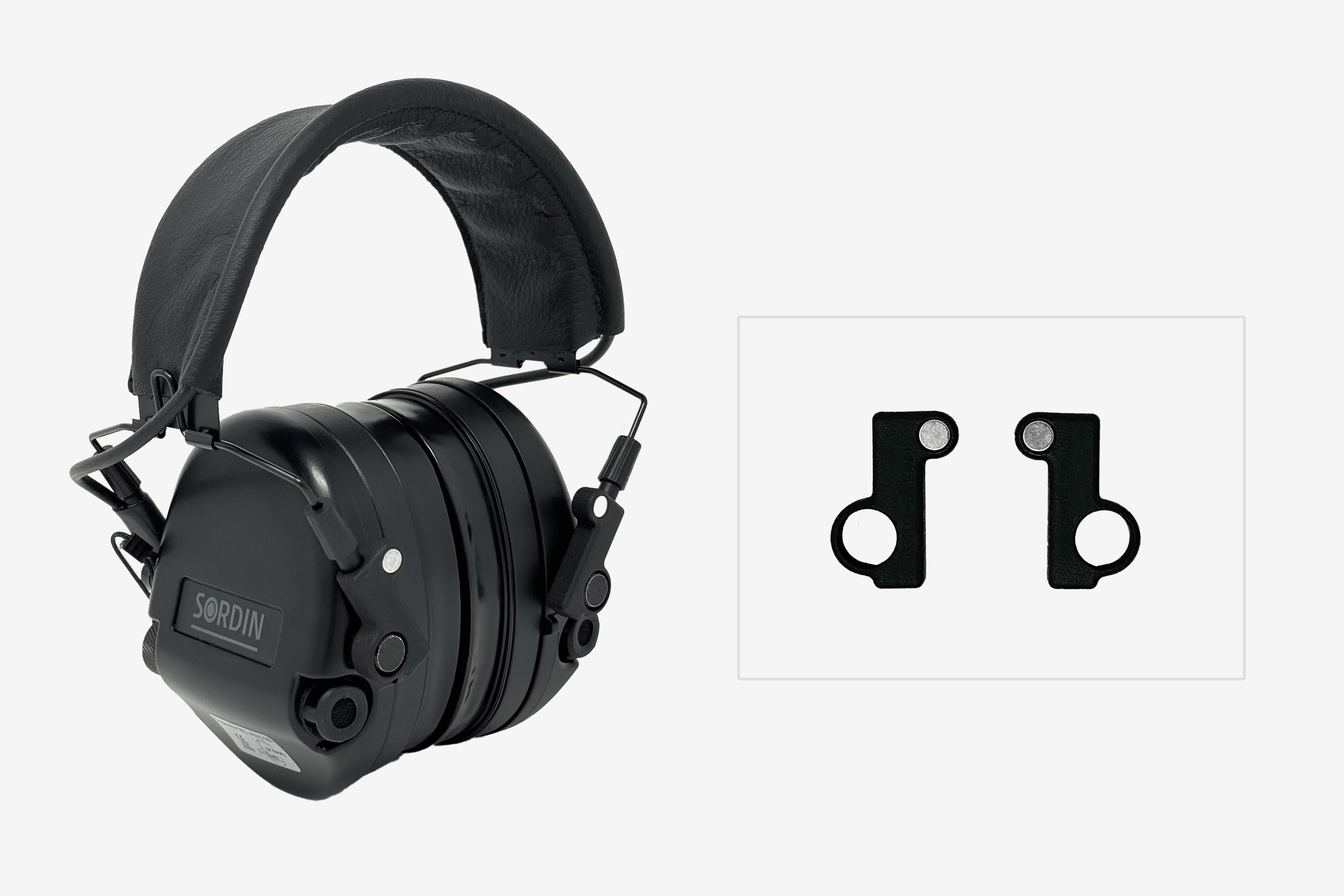 Magna Lens® Magnetic Earmuff Adapter Set for Sordin® Supreme Pro-X