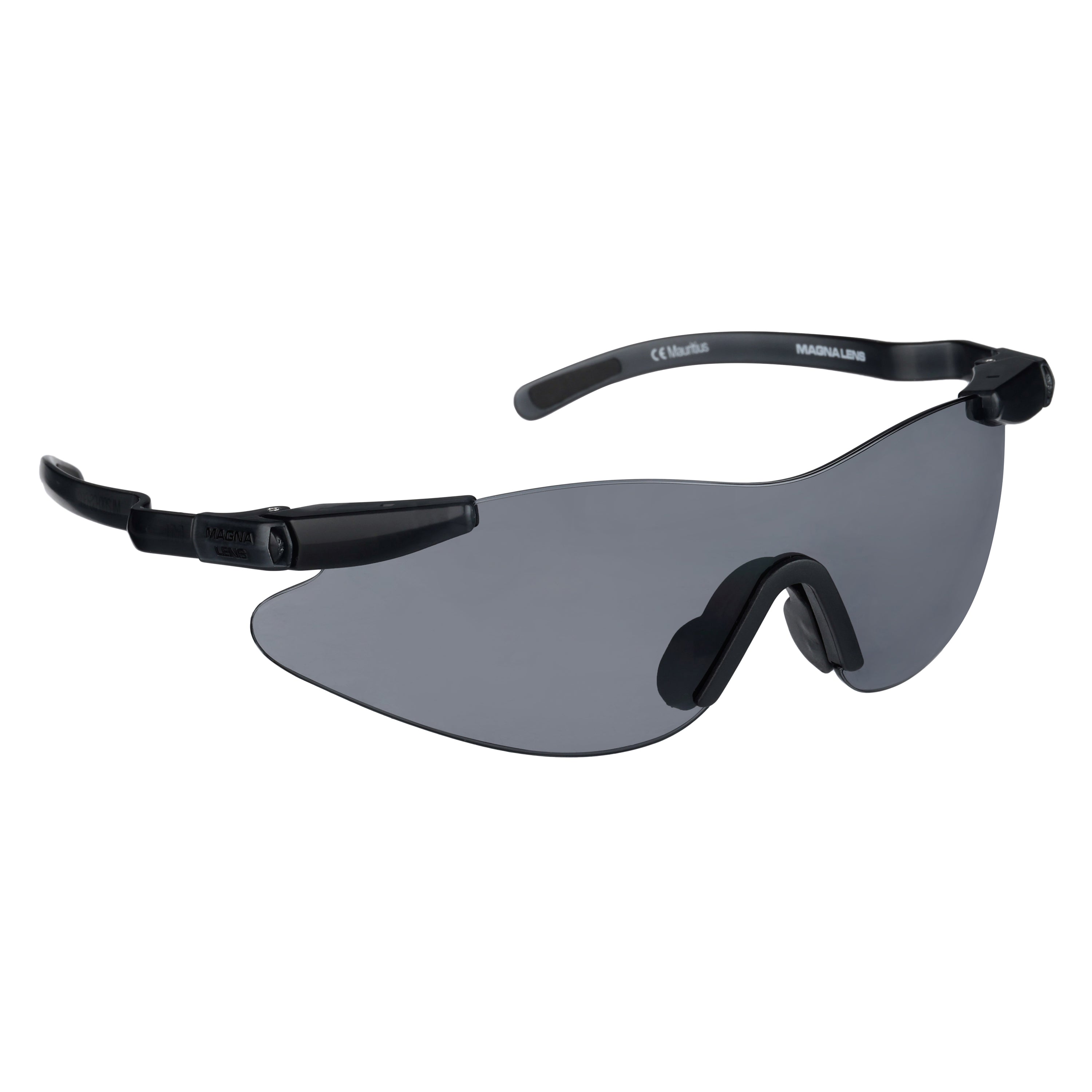 Magna Lens® ComfortSafe® - Patented Magnetic Industrial Protective Eyewear - Grey Lens