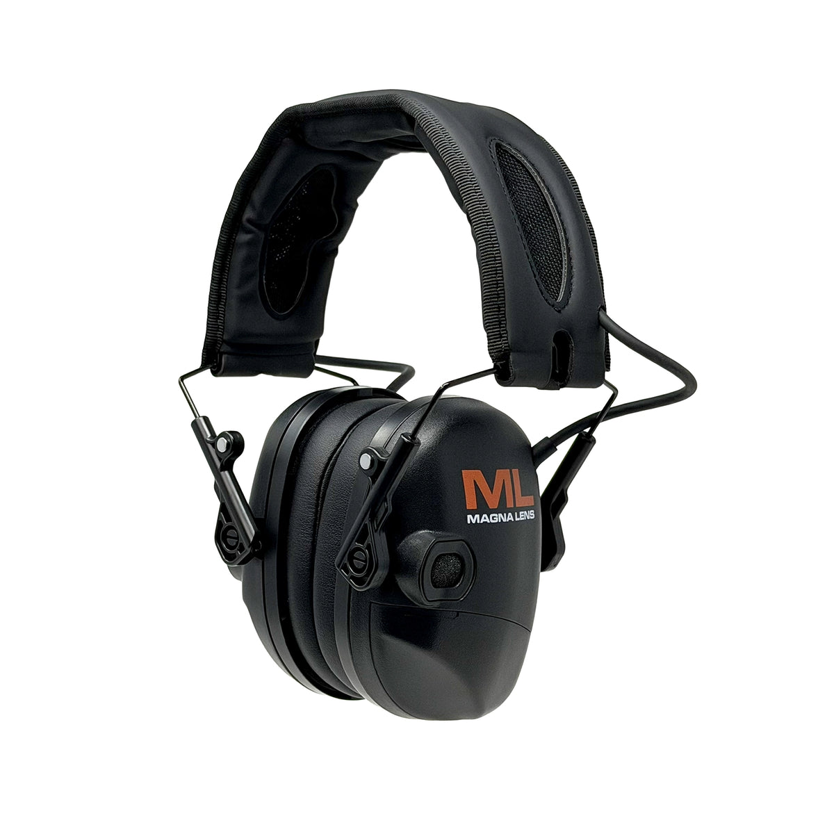 Magna Lens Premium Electronic Earmuffs - Front Side View
