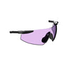 ML Pro Shooting Glasses with light purple lens designed for improved orange target visibility against green backgrounds in moderate light environments