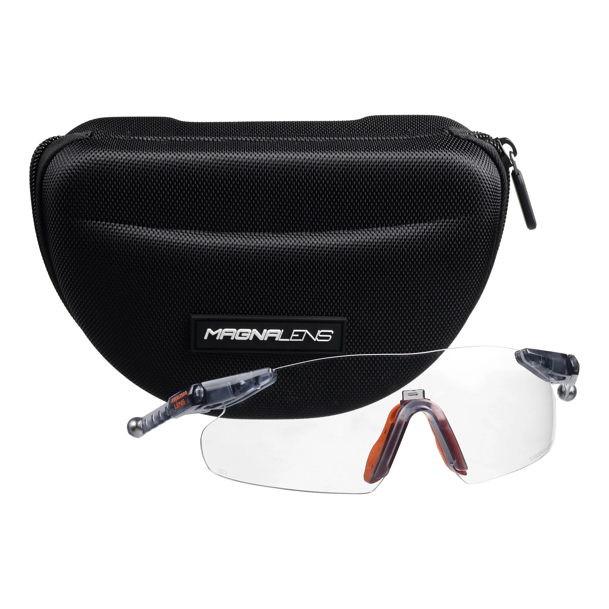 Magna Lens® ComfortSafe® Pro - Premium Patented Magnetic Industrial Safety Glasses - Clear Lens