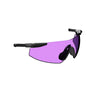 ML Pro Shooting Glasses with purple lens designed for improved orange target visibility against green backgrounds