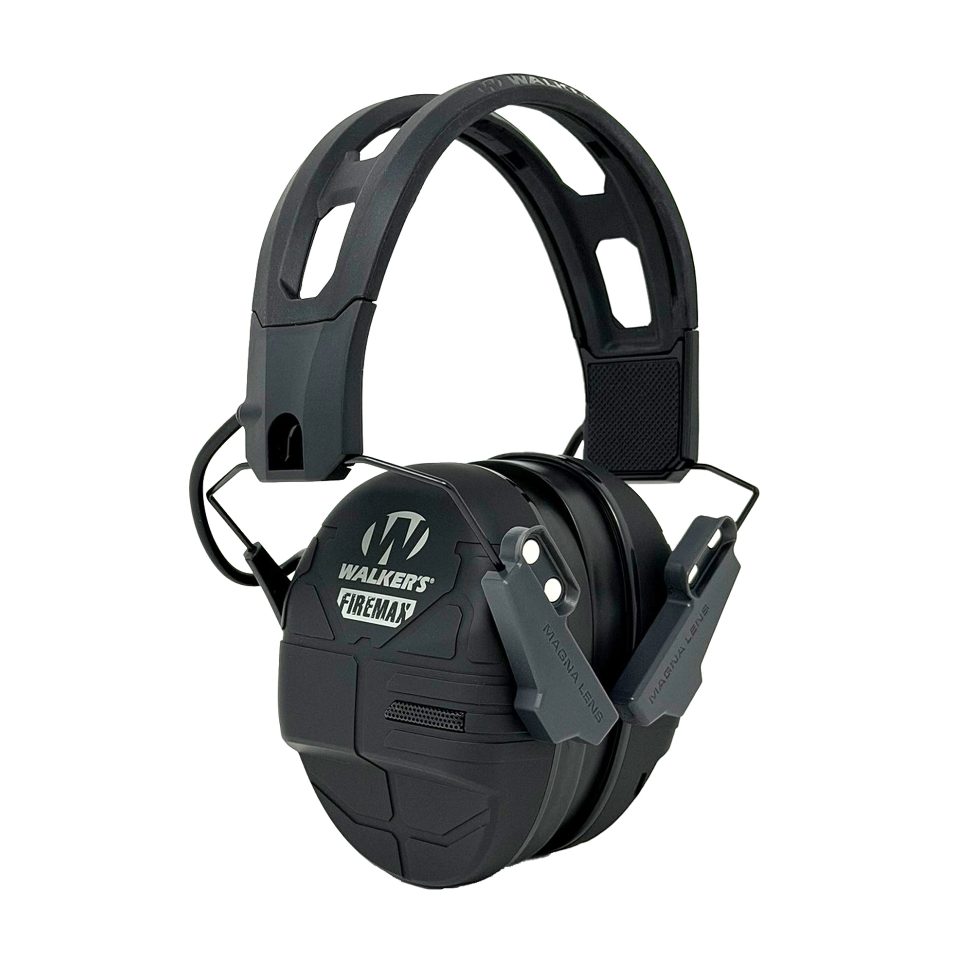 Walker's Firemax Recon Headband Adapters - Left Quarter VIew